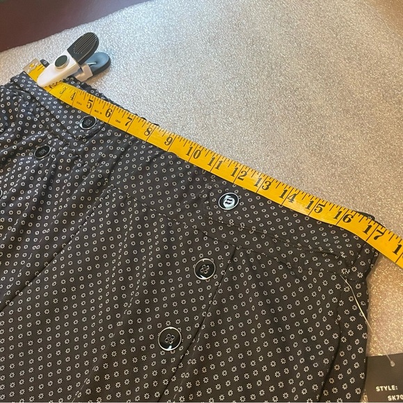 ROBERT LOUIS WOMEN'S Pull on PALAZZO PANTS sailor black white wide leg XL New - Picture 11 of 14